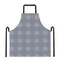Navy Blue Prince of Wales Check Print Apron