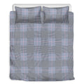 Navy Blue Prince of Wales Check Print Duvet Cover Bedding Set