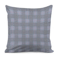 Navy Blue Prince of Wales Check Print Pillow Cover
