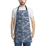 Navy Digital Camo Pattern Print Apron