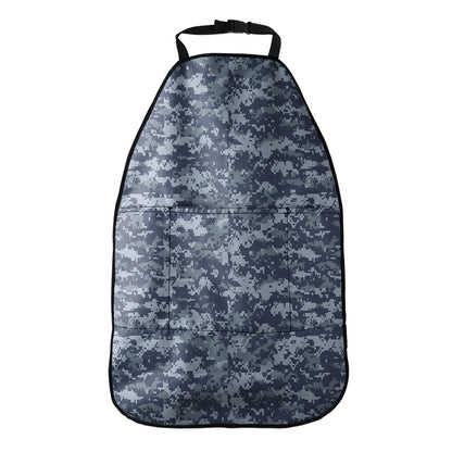 Navy Digital Camo Pattern Print Car Seat Organizers