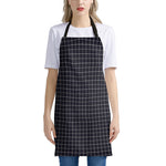 Navy Tattersall Pattern Print Apron