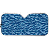 Navy Tiger Stripe Camo Pattern Print Car Sun Shade