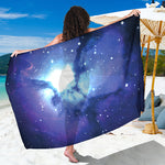Nebula Space Print Beach Sarong Wrap