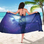 Nebula Space Print Beach Sarong Wrap