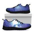 Nebula Space Print Black Running Shoes