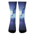 Nebula Space Print Crew Socks
