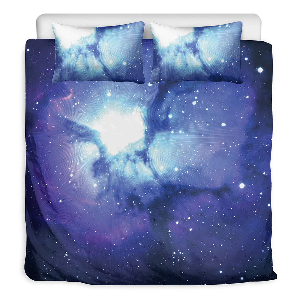 Nebula Space Print Duvet Cover Bedding Set