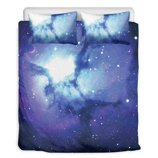 Nebula Space Print Duvet Cover Bedding Set