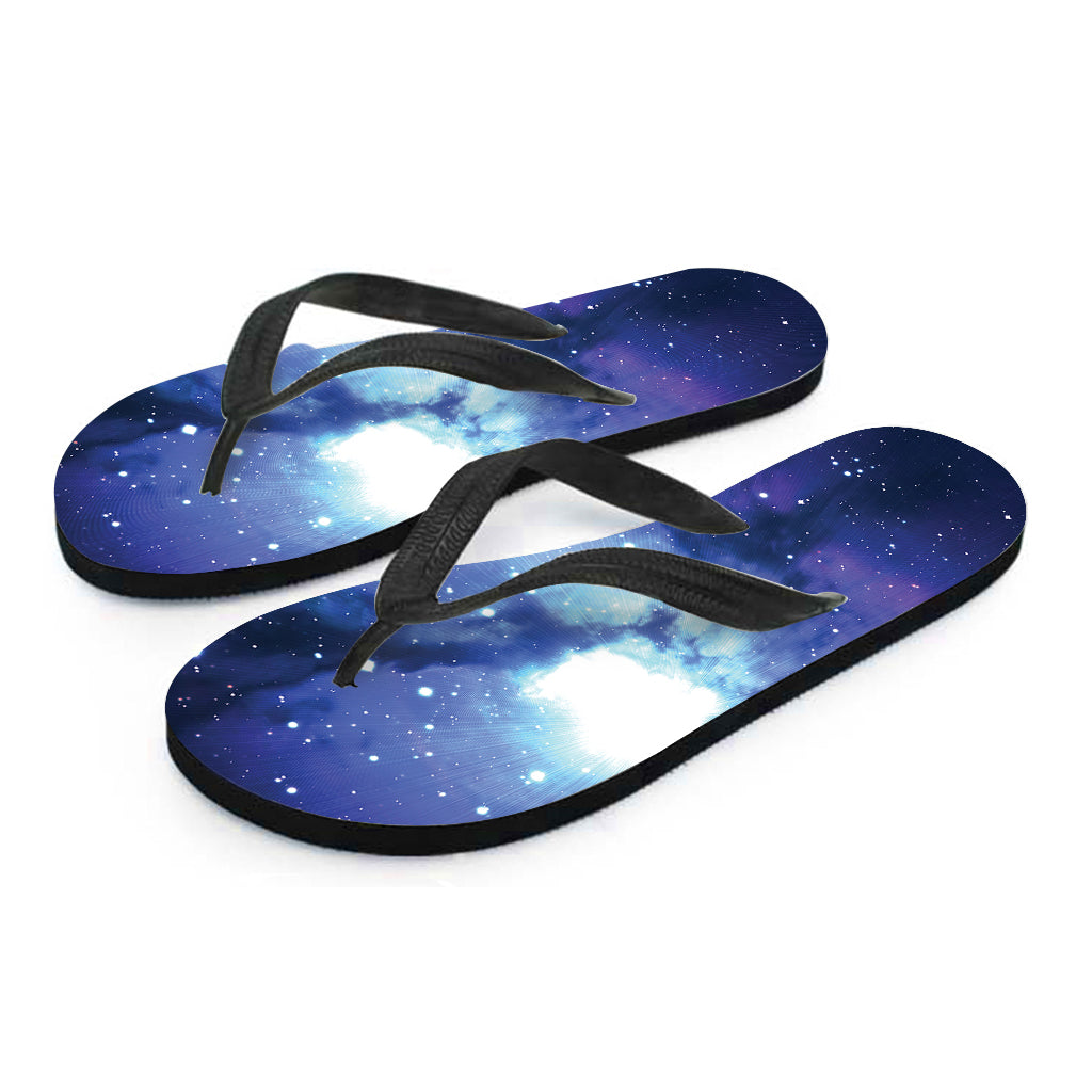 Nebula Space Print Flip Flops