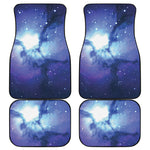 Nebula Space Print Front and Back Car Floor Mats