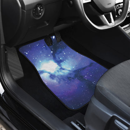 Nebula Space Print Front and Back Car Floor Mats