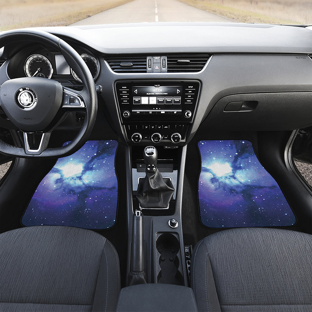 Nebula Space Print Front Car Floor Mats