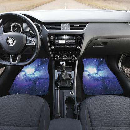 Nebula Space Print Front Car Floor Mats