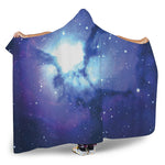 Nebula Space Print Hooded Blanket
