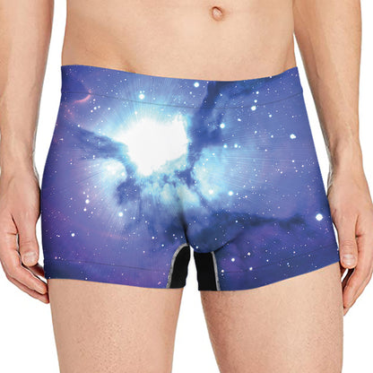 Nebula Space Print Men's Boxer Briefs