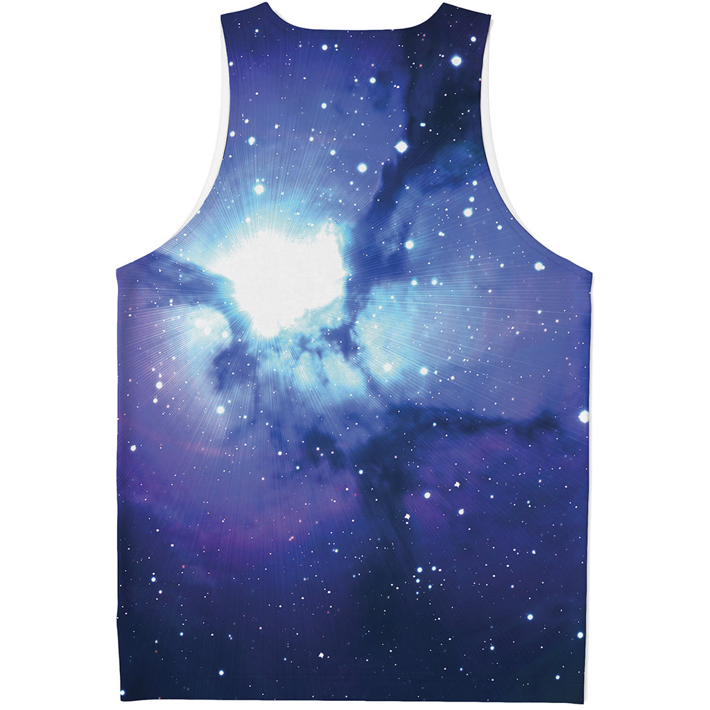 Nebula Space Print Men's Tank Top