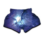 Nebula Space Print Muay Thai Boxing Shorts