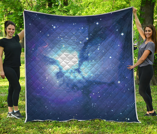 Nebula Space Print Quilt