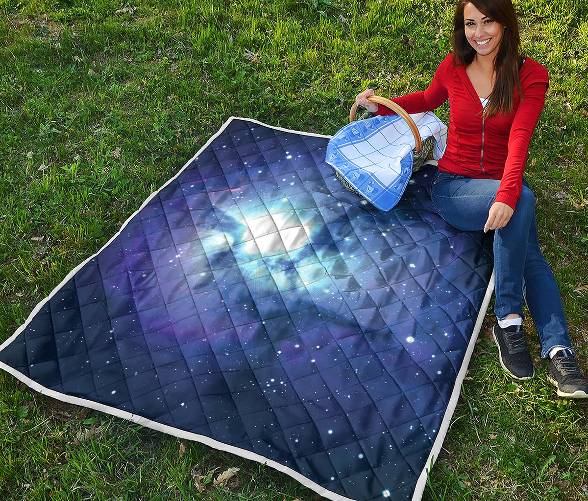 Nebula Space Print Quilt