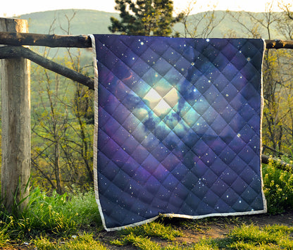 Nebula Space Print Quilt