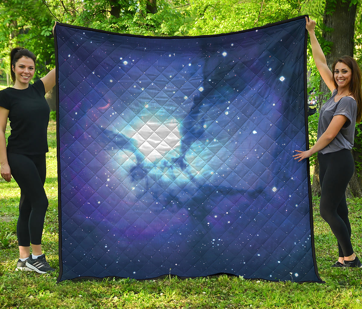 Nebula Space Print Quilt