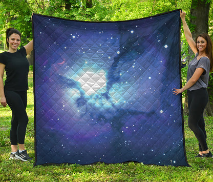 Nebula Space Print Quilt