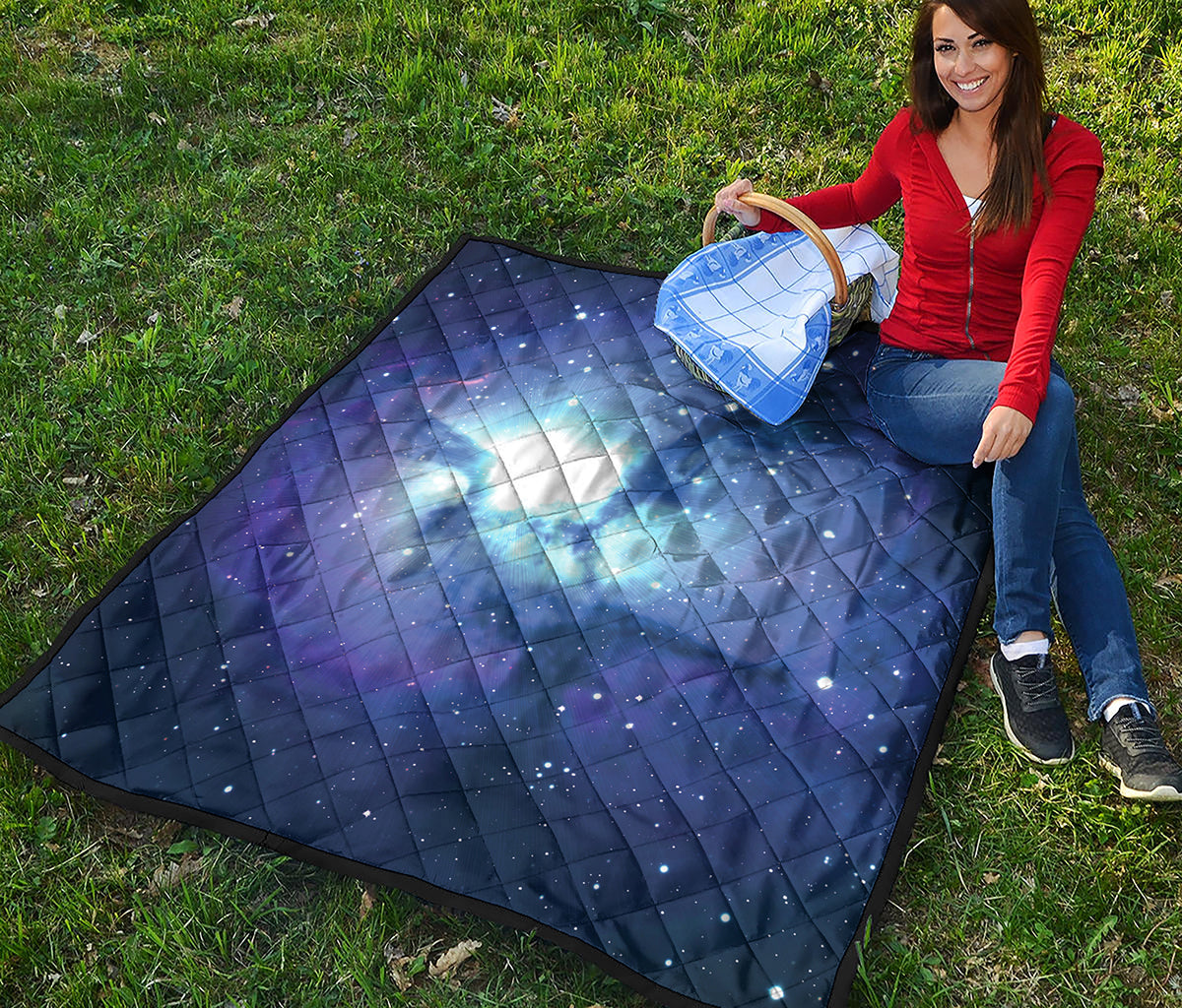 Nebula Space Print Quilt