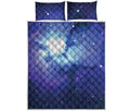 Nebula Space Print Quilt Bed Set