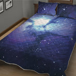Nebula Space Print Quilt Bed Set