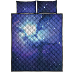 Nebula Space Print Quilt Bed Set