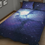 Nebula Space Print Quilt Bed Set