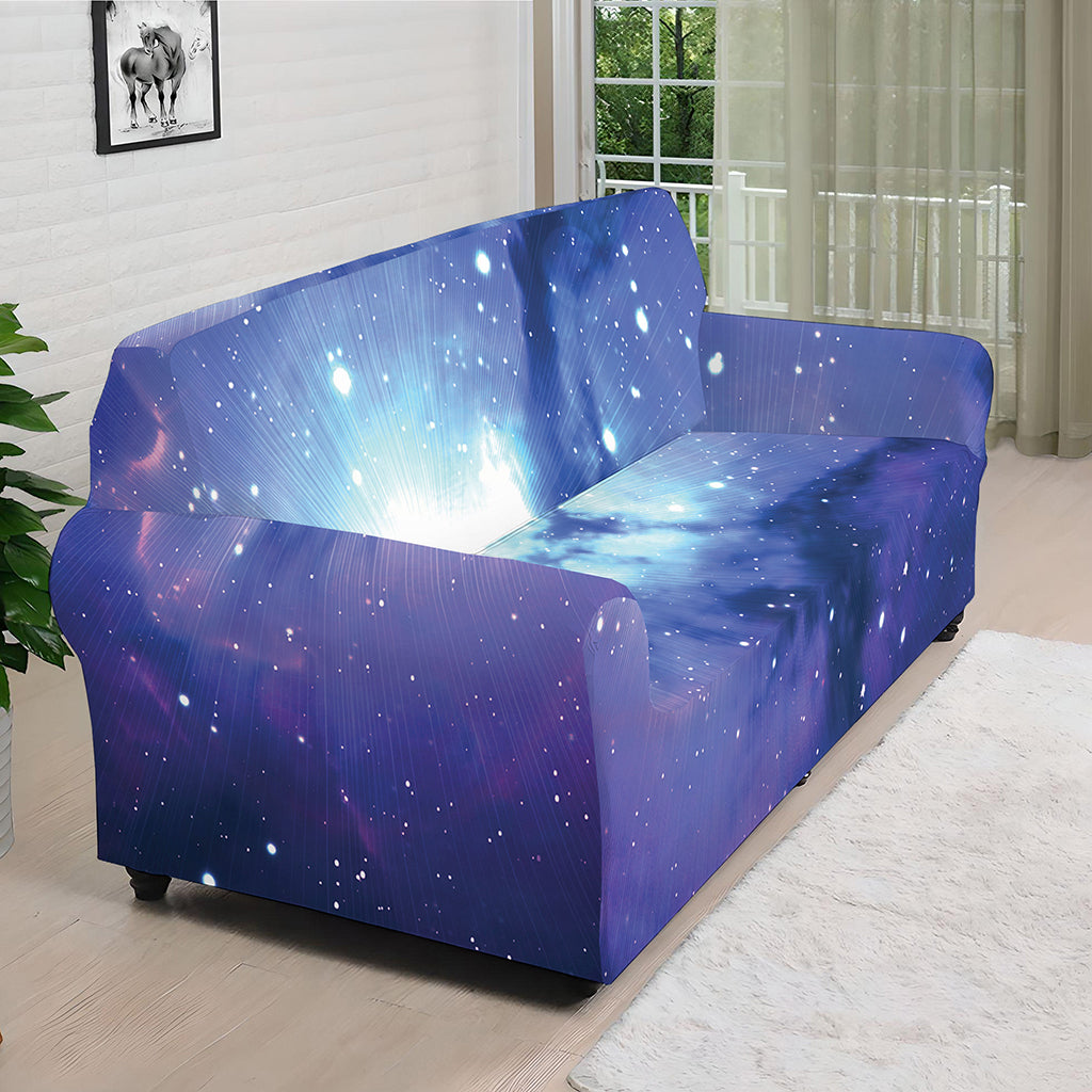 Nebula Space Print Sofa Cover