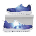 Nebula Space Print White Running Shoes