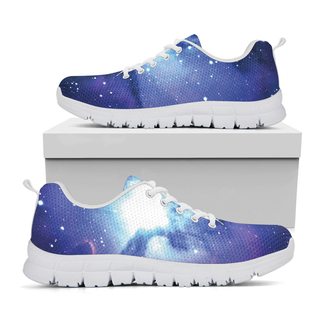 Nebula Space Print White Sneakers