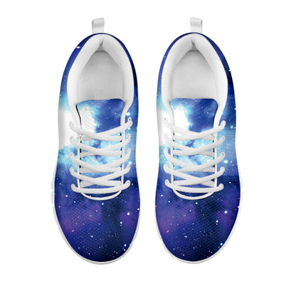 Nebula Space Print White Sneakers