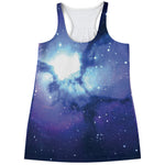 Nebula Space Print Women's Racerback Tank Top