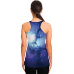Nebula Space Print Women's Racerback Tank Top
