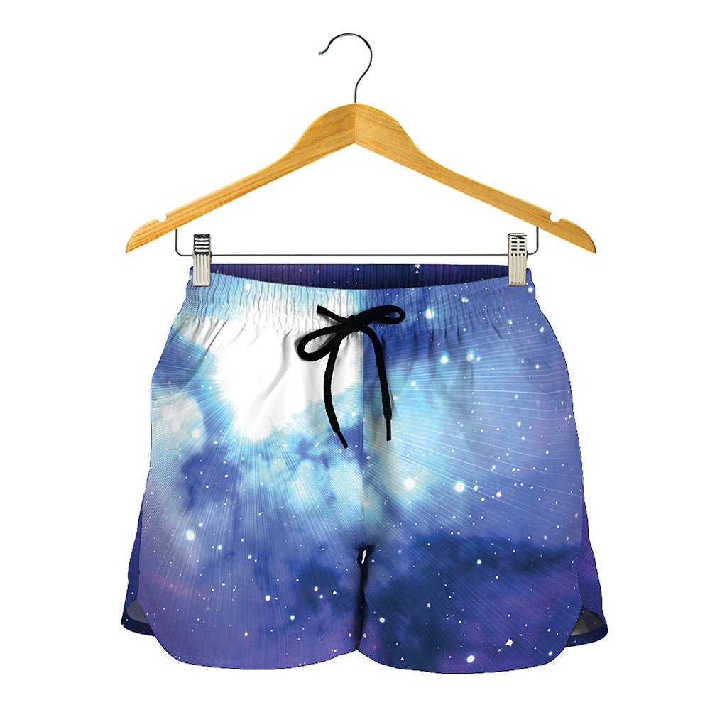 Nebula Space Print Women's Shorts