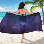 Nebula Universe Galaxy Deep Space Print Beach Sarong Wrap