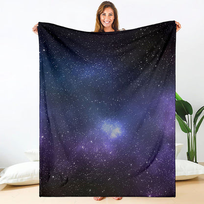 Nebula Universe Galaxy Deep Space Print Blanket