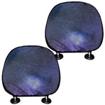 Nebula Universe Galaxy Deep Space Print Car Headrest Covers