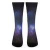 Nebula Universe Galaxy Deep Space Print Crew Socks