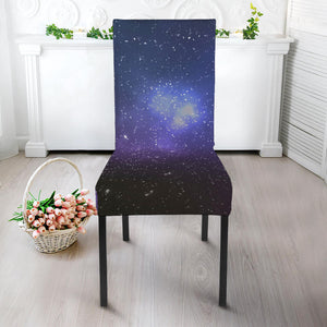 Nebula Universe Galaxy Deep Space Print Dining Chair Slipcover