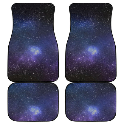 Nebula Universe Galaxy Deep Space Print Front and Back Car Floor Mats