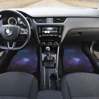 Nebula Universe Galaxy Deep Space Print Front and Back Car Floor Mats