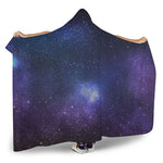 Nebula Universe Galaxy Deep Space Print Hooded Blanket