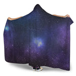 Nebula Universe Galaxy Deep Space Print Hooded Blanket