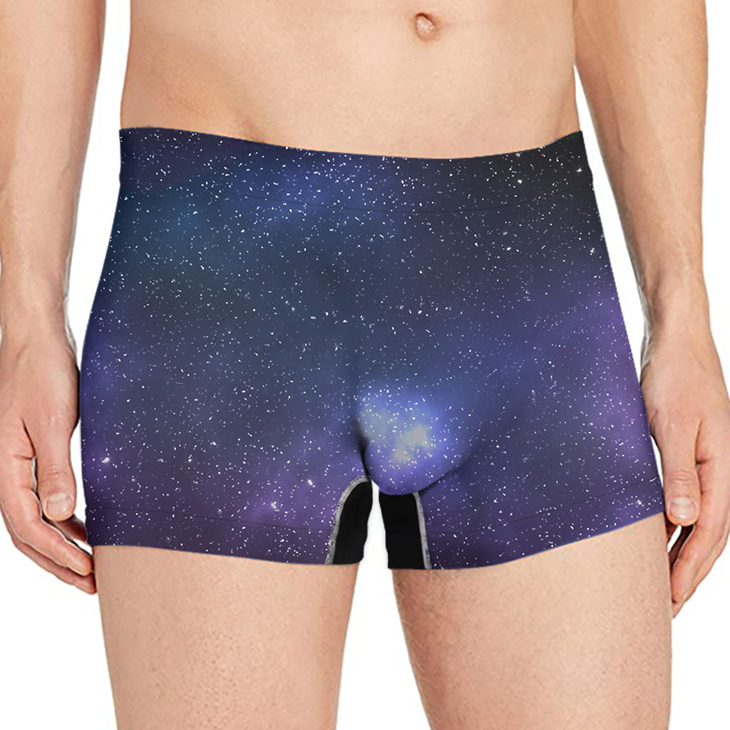 Nebula Universe Galaxy Deep Space Print Men's Boxer Briefs