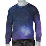 Nebula Universe Galaxy Deep Space Print Men's Crewneck Sweatshirt GearFrost